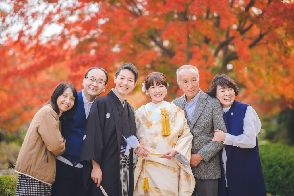 大阪堺のスタジオ ブランフルール 紅葉前撮り 大仙公園9