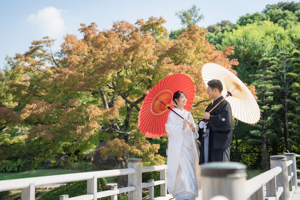 大阪堺の前撮りブランフルール
大仙公園の紅葉前撮り_4