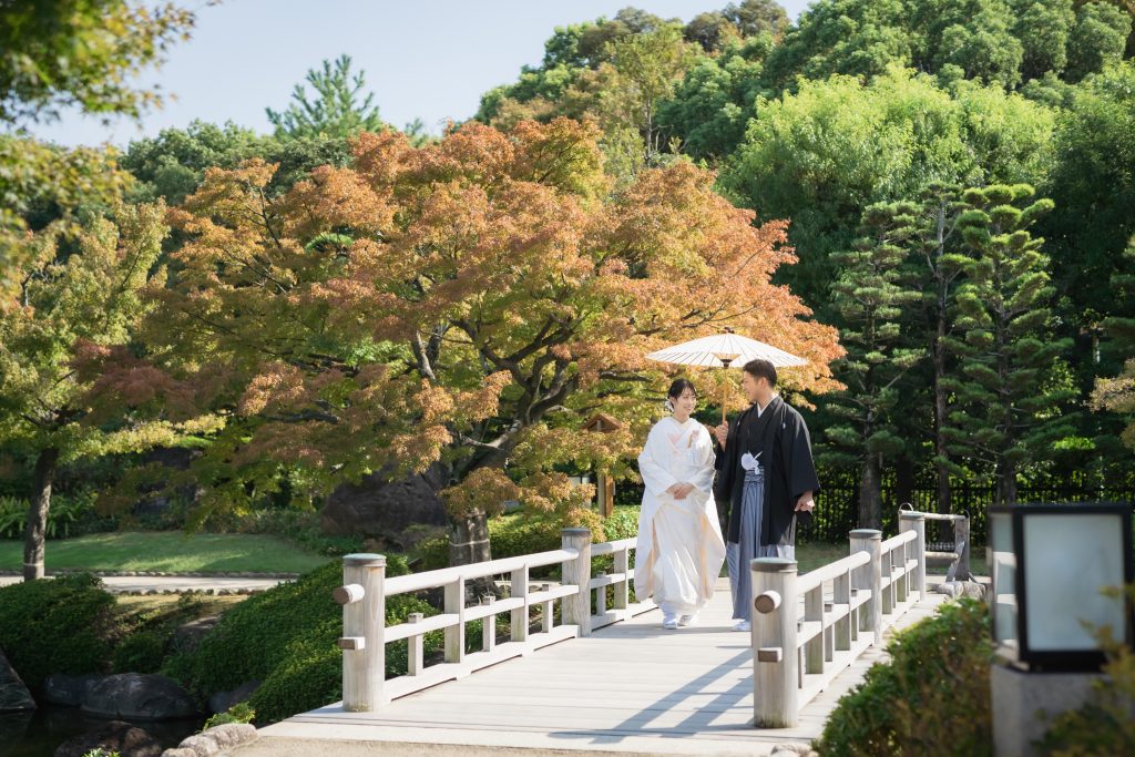 大阪堺の前撮りブランフルール
大仙公園の紅葉前撮り_5