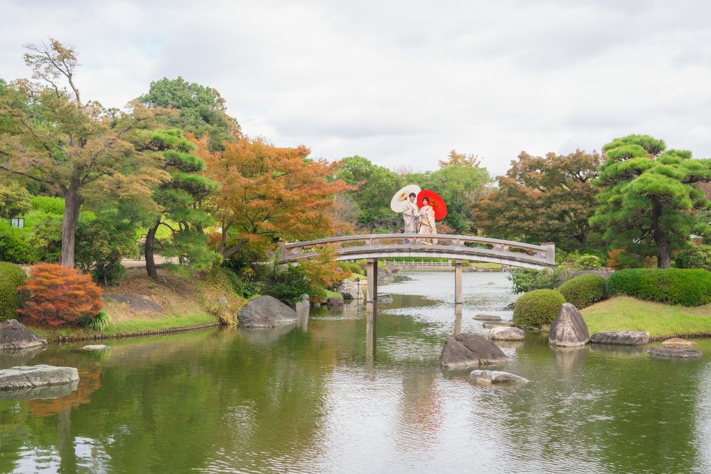 大阪・堺の前撮りフォトスタジオ「ブランフルール」 11/11大仙公園の和装ロケーション前撮り_秋__和室_10