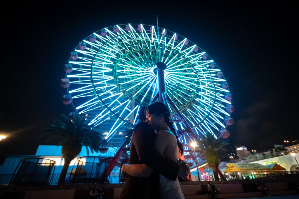 大阪・堺の前撮りフォトスタジオ「ブランフルール」 洋装ロケーション前撮り_6月_神戸ハーバーランド_29