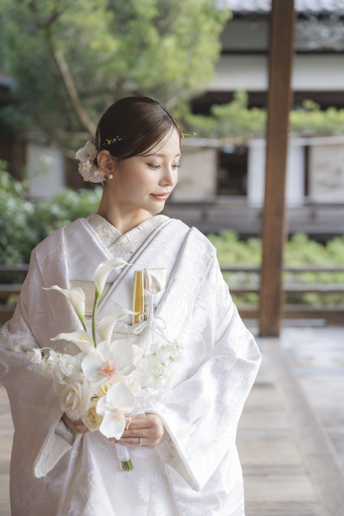 大阪・堺の前撮りフォトスタジオ「ブランフルール」 大阪堺の大仙公園の洋装ロケーション前撮り_2025年12月_京都_毘沙門堂_6