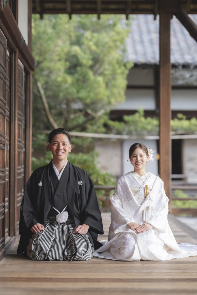 大阪・堺の前撮りフォトスタジオ「ブランフルール」 大阪堺の大仙公園の洋装ロケーション前撮り_2025年12月_京都_毘沙門堂_5